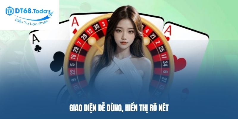 Giao diện dễ dùng, hiển thị rõ nét