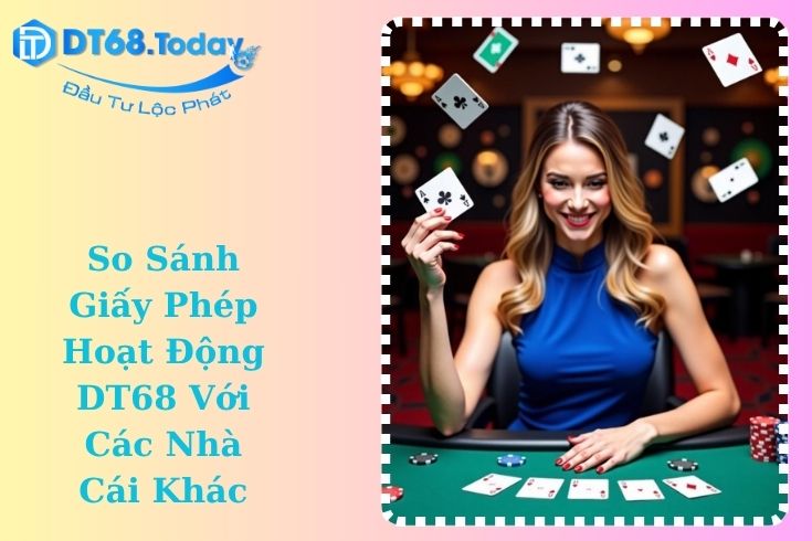So Sánh Giấy Phép Hoạt Động DT68 Với Các Nhà Cái Khác